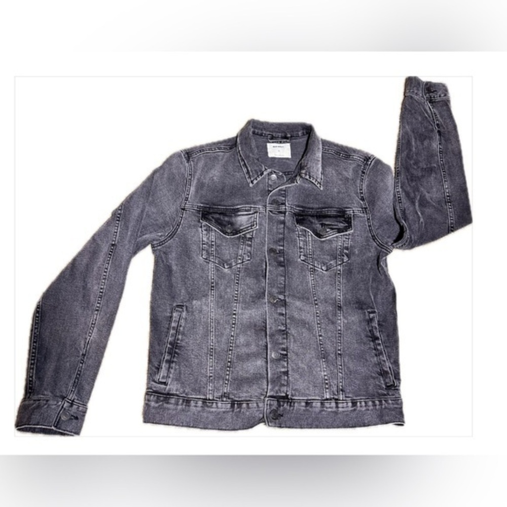 Old Navy Boyfriend Denim Jacket Black Wash Woman’s size Medium PreLoved